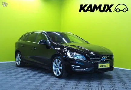 Volvo V60 D2 Business Classic Summum aut / Digimittari / Nahkaverhoilu / Pa-Lämmitin / Navi / Ratinlämmitin